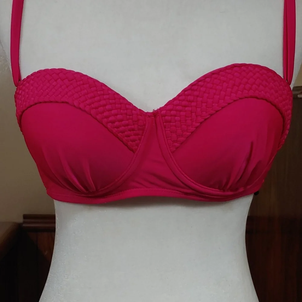 sofia by sofia vergara Braided Multi Way Bikini Top M - Picture 2 of 7